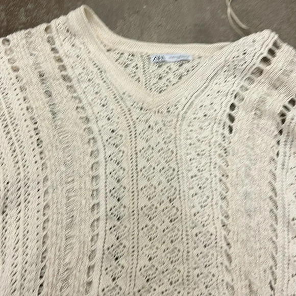 Zara oversized crochet sweater - Picture 5 of 9
